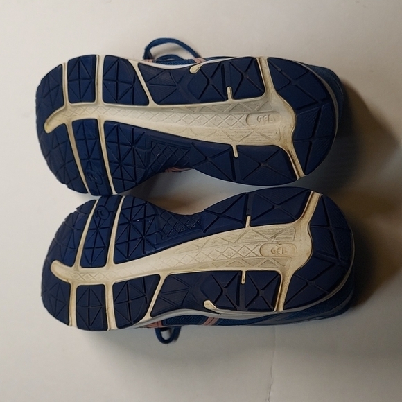 Asics GEL Contend 4 Navy Blue Pink Running Shoes Women's Size 7 - Picture 5 of 7